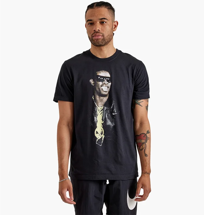 Футболка чоловіча Nike Deion Sanders Tee Black HV9980-010