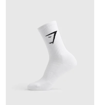 Носки Gymshark Crew (3 пары) White I3A3P-WB57