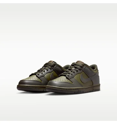 Кросівки дитячі Nike Dunk Low Big Kids Shoes Olive FB9109-302
