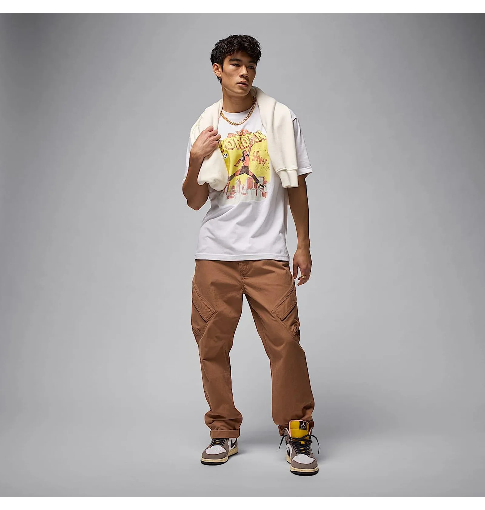 ᐉ Футболка мужская Air Jordan Nc Comic Ss White IF0784-100