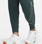 Штани жіночі Nike Dri-Fit One High-Waisted 7/8 French Terry Graphic Pants Turquoise FB5575-328