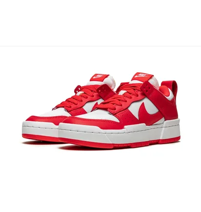 Кроссовки женские Nike Dunk Low Disrupt White/Red CK6654-601