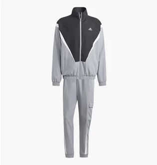 Спортивний костюм чоловічий Adidas Sportswear Woven Non-Hooded Track Suit Grey/Black IJ6072