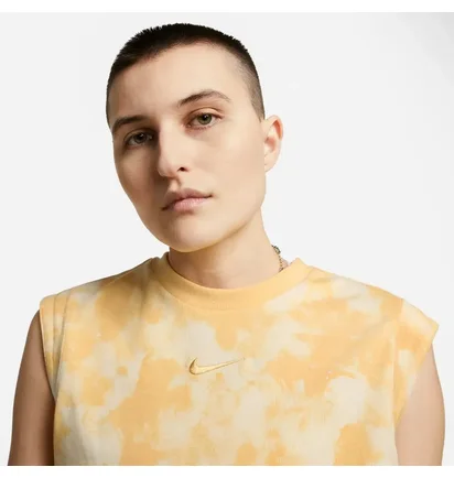 Майка жіноча Nike W Nsw Wve Dye Jrsy Sl Top A3 Yellow DV7924-795