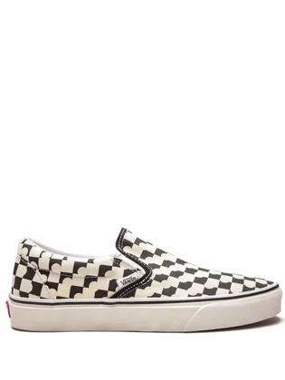 Кеды унисекс Vans Classic Slip-On Uv Ink Black/White Vn0A33Tb45R