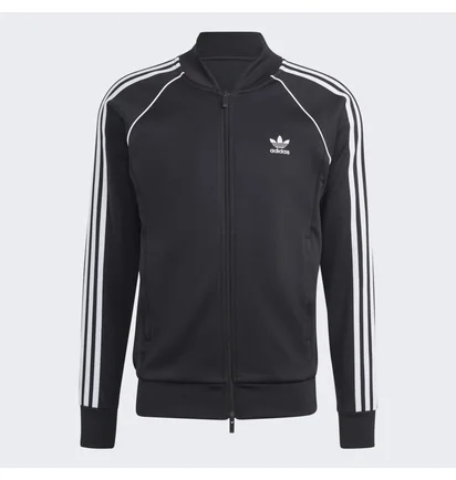 Олімпійка чоловіча Adidas Adicolor Classics Sst Track Jacket Black IM4545
