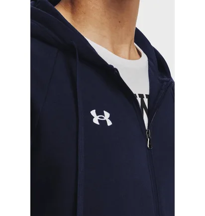 Толстовка мужская Under Armour Rival Fleece Fz Blue 1379767-410