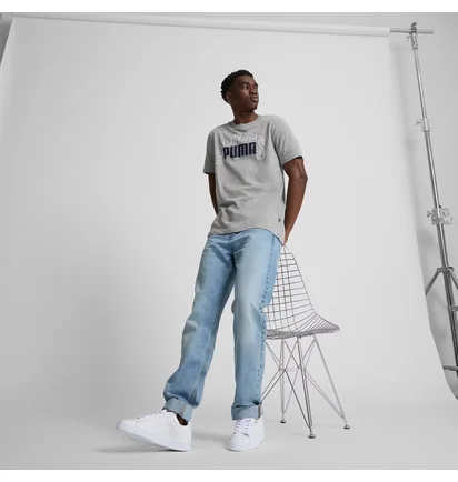 Футболка мужская Puma Collegiate Logo Tee Grey 682214-03