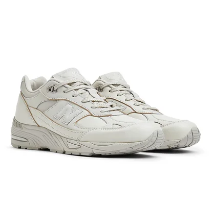Кросівки чоловічі New Balance 991 Made In Uk White M991OW