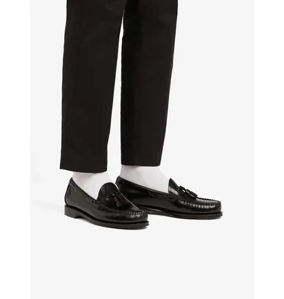 Туфли мужские G.H.Bass Weejun Ii Larkin Moc Tassel Black BA11715D