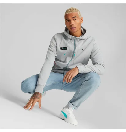 Куртка мужская Puma Mercedes-Amg Petronas Motorsport Hooded Jacket Grey 538460-02