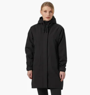 Ветровка женская Helly Hansen Mono Material Ins Rain Coat Black 53652-990