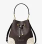 Сумка женская Michael Kors Mercer Gallery Small Color-Block Logo Shoulder Bag Brown 30S0GZ5L1V-BROWN-MULTI-16860
