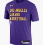 Футболка мужская Nike T-Shirt Dri-Fit Nba Los Angeles Lakers Violet FJ0209-504