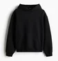 Худи мужское H&M Met Print - Loose Fit Black 1262288001