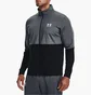 Олимпийка мужская Under Armour Jacket Ua Pique Track Jacket-Gry Grey/Black 1366202-012