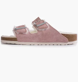 Тапочки женские Birkenstock Arizona Shearling Pink 1023258