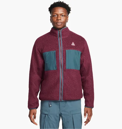 Кофта мужская Nike Acg Arctic Wolf Full-Zip Top Bordo FN0372-681