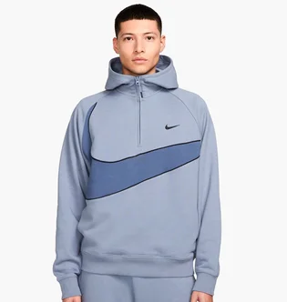 Кофта мужская Nike Swoosh Flc Hz Hoodie Blue DX0566-493
