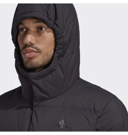 Пуховик чоловічий Adidas Helionic Ho Jkt Black HN5640