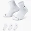 Шкарпетки унісекс Nike Cush Poly Ankle (3 пари) 144 White Dx9655-100