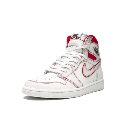 Кроссовки мужские Air Jordan 1 Retro High Og White 555088-160