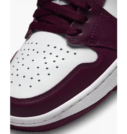 Кроссовки мужские Air Jordan I High G MenS Golf Shoes White/Bordo DQ0660-103