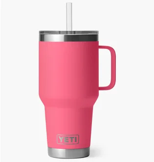 Термокружка Yeti Rambler 35Oz (1035Ml) Straw Mug Pink 70000002873