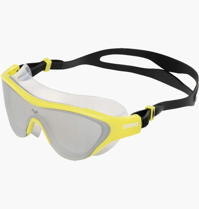 Окуляри для плавання унісекс Arena The One Mask Mirror Yellow/Blue 004308-104