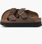 Тапочки унісекс BIRKENSTOCK Arizona Flex Birko-Flor Platform Sandals Brown 1027417
