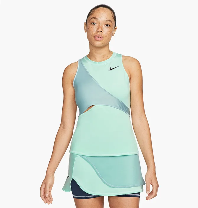 Майка женская Nike Court Dri-Fit Slam Tank Turquoise DD8841-379