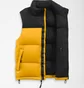 Жилетка чоловіча The North Face 1996 Retro Nuptse Vest Black/Yellow NF0A3JQQ-H9D