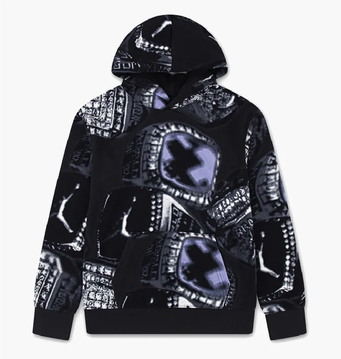 Худи детское Air Jordan Jdb Mj Mvp Ft Aop Black/Grey 95D747-G0T