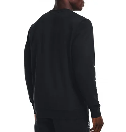 Свитшот мужской Under Armour Essential Fleece Crew Black 1374250-001