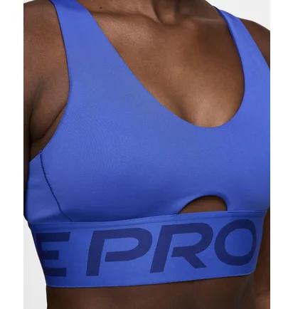 Топ жіночий Nike Pro Indy Plunge Blue HF7324-405