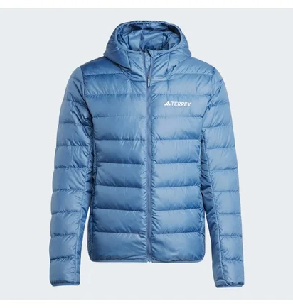 Пуховик чоловічий Adidas Terrex Multi Light Down Hooded Jacket Blue IP6039