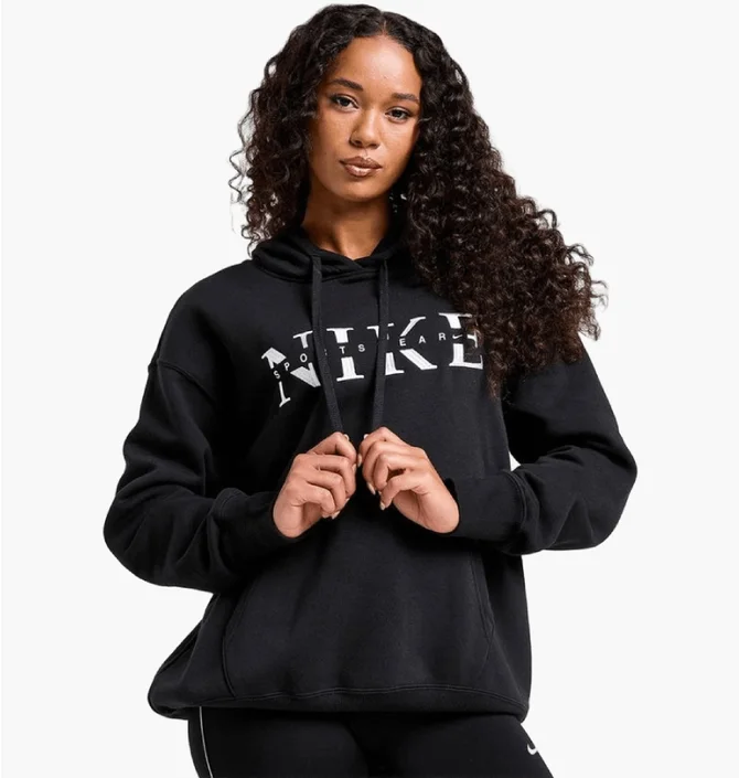 ᐉ Худі жіноче Nike Nsw Phnx Flc Po Black IH4054-010 - придбати в
