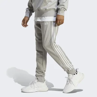 Штаны мужские Adidas Essentials French Terry Tapered Cuff 3-Stripes Pants Grey Ic9407