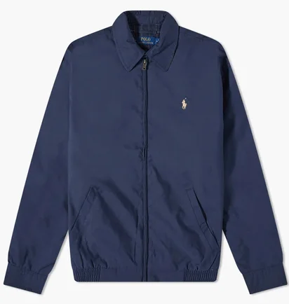 Куртка мужская Polo Ralph Lauren Windbreaker Harrington Jacket Blue 710548506001