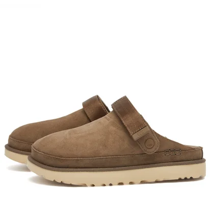 Тапочки жіночі UGG Goldenstar Clog Brown 1138252-HCK