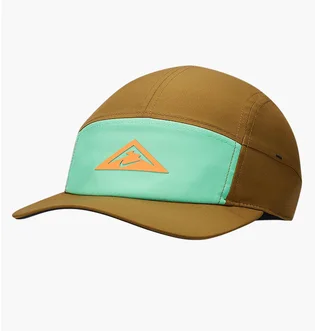 Кепка унисекс Nike Dri-Fit Aw84 Trail Running Brown/Turquoise DR0469-368