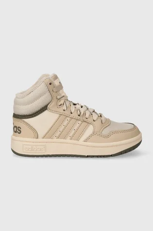 Кроссовки детские Adidas Hoops Mid 3.0 Beige IF7738
