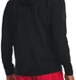 Толстовка мужская Under Armour Hooded Sweatshirt Ua Rival Terry Lc Fz-Blk Black 1370409-001