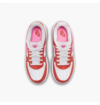 Кроссовки детские Nike Air Force 1 Lv8 1 (Ps) White/Red FD1032-600