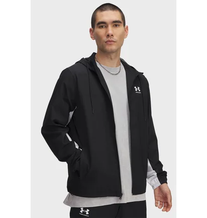 Толстовка мужская Under Armour Rival Wvn Windbreaker Black 1390149-001