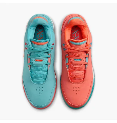 Кроссовки унисекс Nike Zm Lebron Nxxt Gen Ampd Orange/Turquoise FJ1566-401