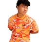 Футболка чоловіча Nike Clementine Summer Splash Aop T-Shirt Camo/Orange 677096-46