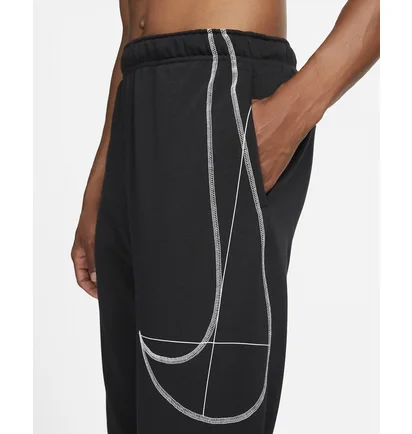 Штаны мужские Nike Dri-Fit MenS Fleece Tapered Running Pants Black DQ6614-010