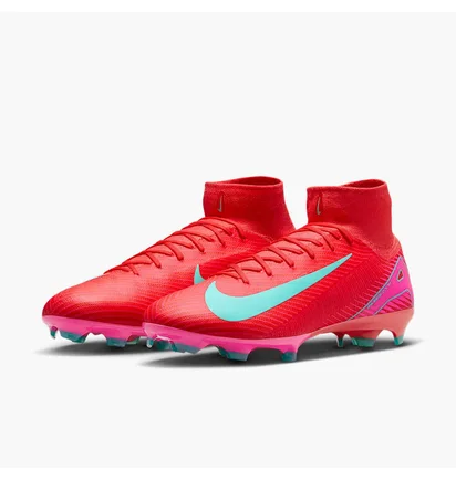 Бутсы унисекс Nike Zoom Mercurial Superfly 10 Pro Fg Red HF9433-800