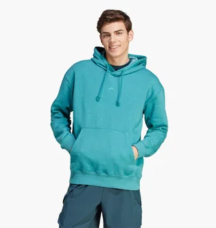 Худи мужское Adidas All Szn Garment-Wash Turquoise IB4074